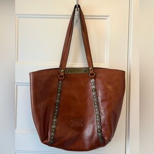 Patricia Nash brown Leather Tote Bag